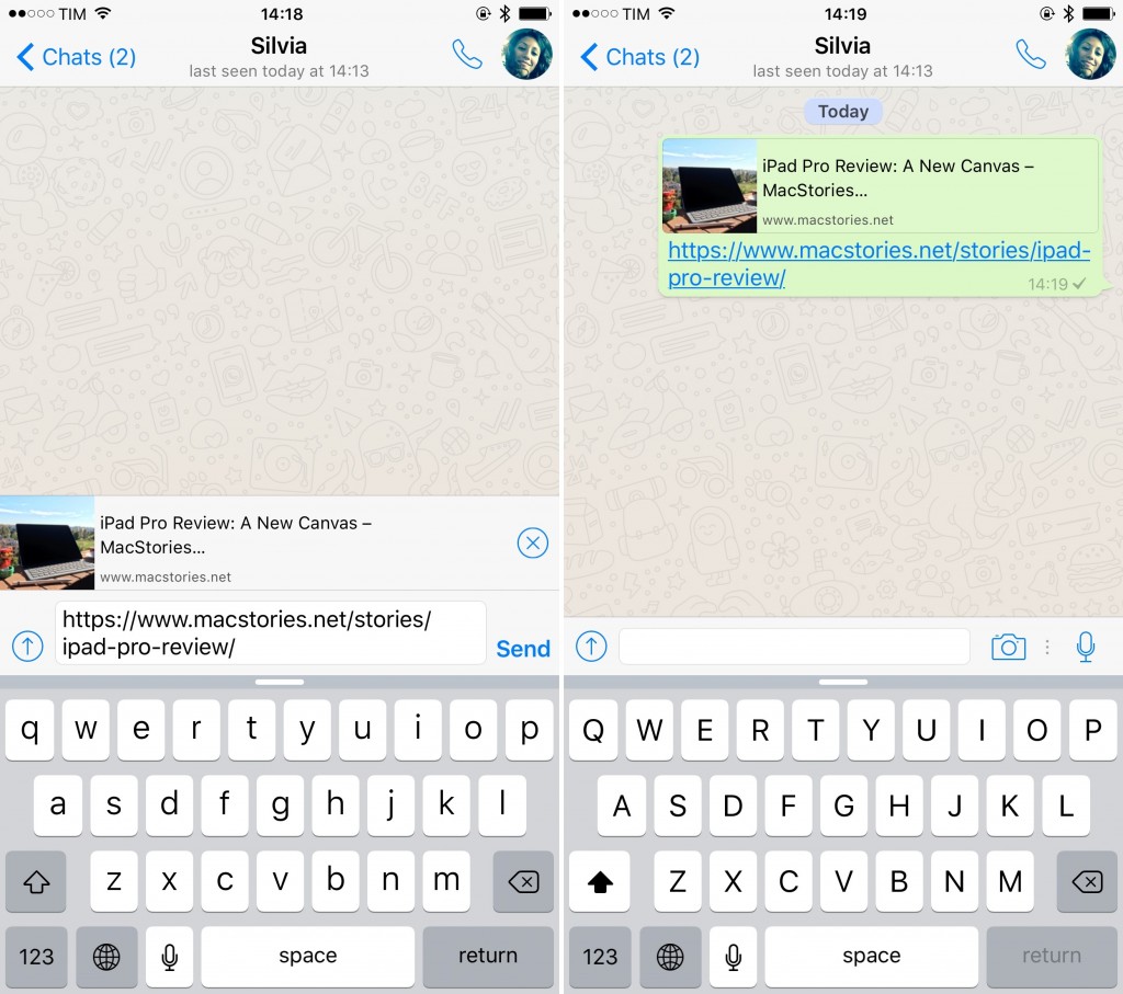 link previews in whatsapp