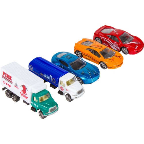 Die Cast Racing Cars Set of 5