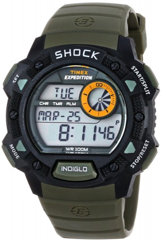 Timex Expedition Digital Grey Dial Mens Watch