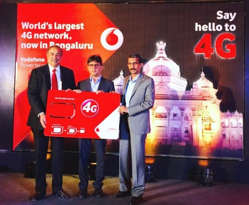 Vodafone launches 4G services in Bengaluru