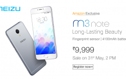 Meizu launches Meizu m3 Note for Rs.9,999/- Exclusively available on Amazon India