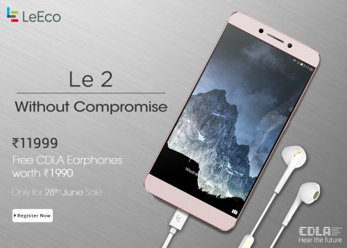 LeEco Le 2 first Flash sale Registration