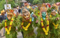 Amazing Kummattikali at Thrissur