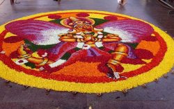 Onam 2016: Flower decorations at Guruvayoor temple