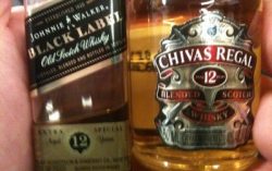 Be specific – Black Label or Chivas?