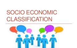 Socio-Economic classification simplified thus::  Classification of words :-