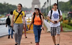 India seeing Increasing Foreign Tourists