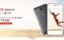 Cheapest 4G VoLTE Smartphone: Intex launched AQUA E4 – 4G VoLTE Smartphone for Rs.3,333