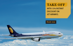 American Express Offer: 15% off on Jet Airways