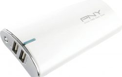 PNY PPBAK10K AK-10K 10000 mAh Power Bank  (White) for Rs.649