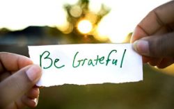 Be Grateful …. For Everything