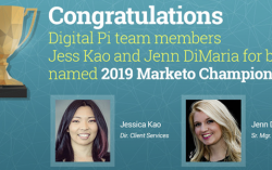 Two Members of Digital Pi Client Services Team Named to Class of 2019 Marketo Champions