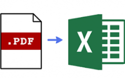 How to convert PDF files to Excel?