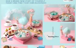 DK Cuppa Tea x Starting over offer  “The Blessing Tale” Afternoon Tea Set