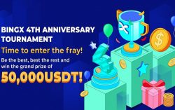 Come Celebrate Four Years of BingX With Four Weeks Of Rewards Worth over $50,000 USDT!