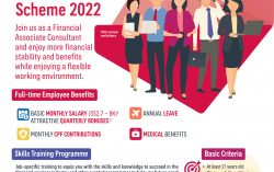 AIA Singapore introduces more than 500 financial sales advisory positions under new employment scheme providing greater financial stability to attract fresh graduates, mid-career switchers and stay-at-home-parents keen to return to the workforce