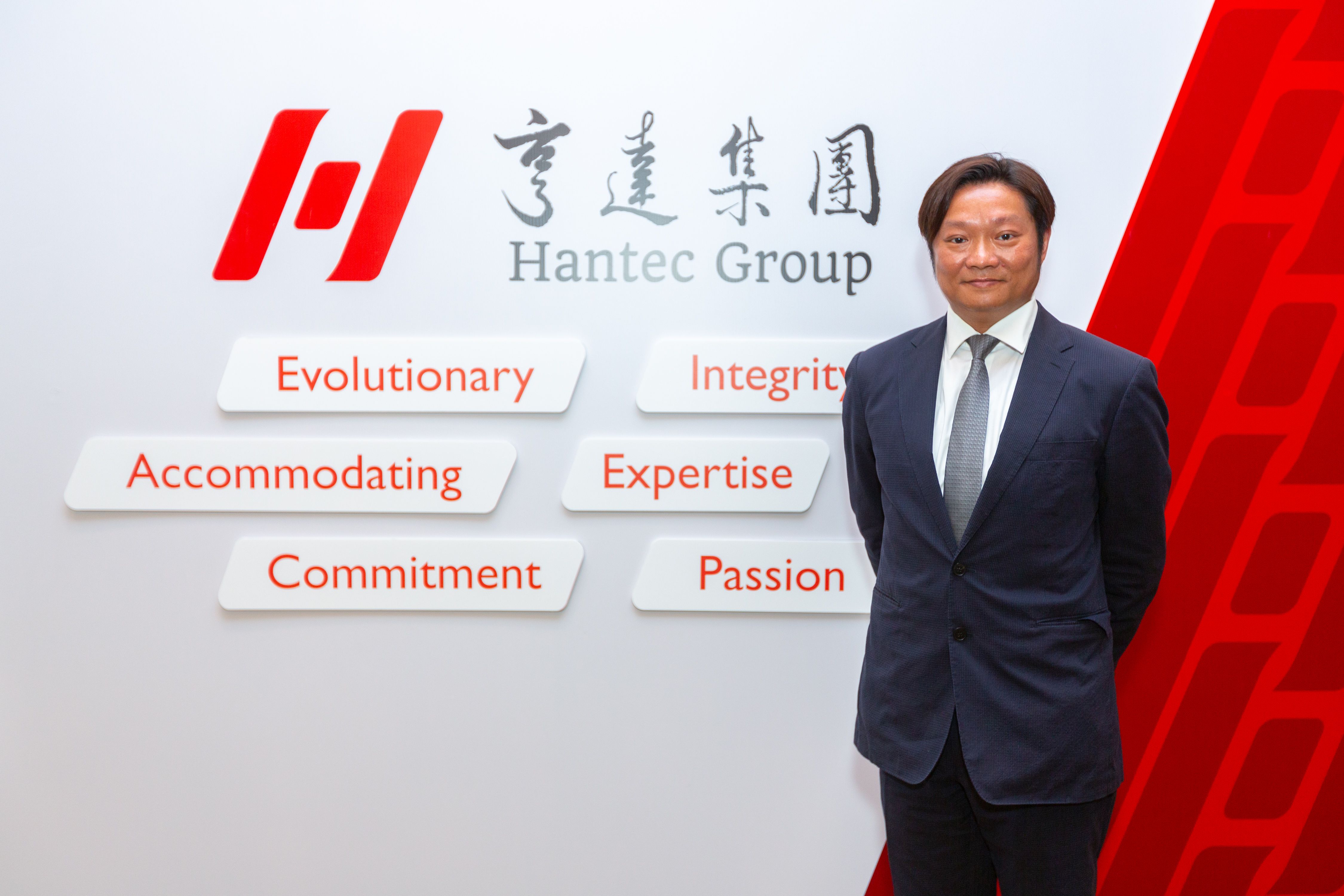 Hantec Group CEO Freddy Lau Hoi-kit unveiled the companys global rebranding campaign in Hong Kong on 19 August 2022.