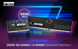 KLEVV Launches New 5600MT/s DDR5 Standard Desktop/Laptop Memory