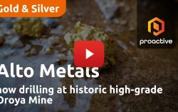 Alto Metals now drilling at historic high-grade Oroya Mine