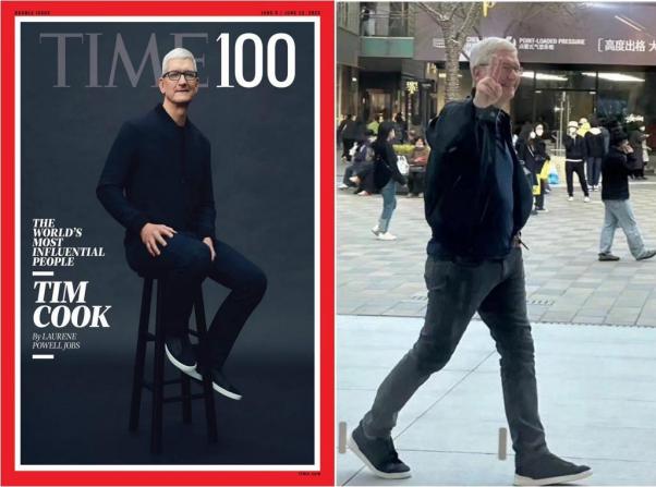 (APPLE CEO TIM COOK in Triple Stitch)