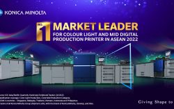 Konica Minolta is Named Market Leader for Colour Light and Mid Digital Production Printer in ASEAN 2022