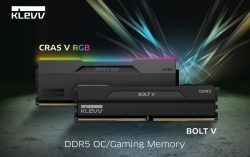 KLEVV Introduces The Latest CRAS V RGB And BOLT V DDR5 Gaming Memory