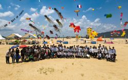 Prince Foundation Empowering Cambodian Students through Kite-making and Culture at SkyFest 2023