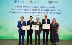 The University of Hong Kong, Fudan University, and The University of Sydney Join Forces to Strengthen Sustainability Research and Education