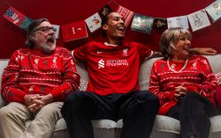 TV Royalty Ricky Tomlinson and Sue Johnson reunite for Liverpool FC’s Christmas Advert