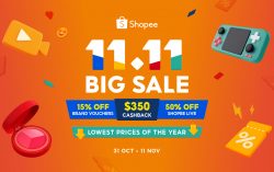 Catch the lowest prices of the year at 11.11 Big Sale,  Shopee’s biggest shopping festival of the year