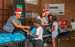 FBS and Education Africa Bring Christmas Cheer to Families in Need in South Africa