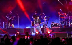 Maroon 5 wows a packed festival crowd at the 8Wonder Winter Festival in Phu Quoc