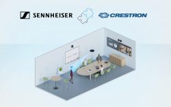 Sennheiser TeamConnect Ceiling Medium Now Supported by Crestron Automate VX