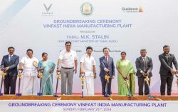 VinFast officially breaks ground on its integrated electric vehicle facility in India