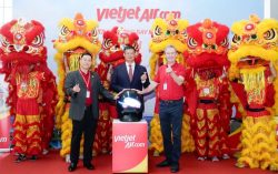 Vietjet debuts its Ho Chi Minh City – Chengdu route on the first day of the Year of Dragon