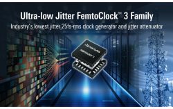 Renesas’ New FemtoClock™ 3 Timing Solution Delivers Industry’s Lowest Power and Leading Jitter Performance of 25fs-rms