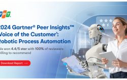 FPT Software Recognized With 100 Percent Willingness to Recommend Rate in 2024 Gartner® Peer Insights™ ‘Voice of the Customer’: Robotic Process Automation