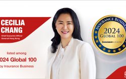 Cecilia Chang Earns Prestigious Recognition in the Insurance’s “Global 100” Award