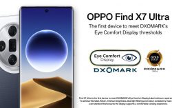 OPPO Find X7 Ultra First to Achieve DXOMARK Eye Comfort Display Label