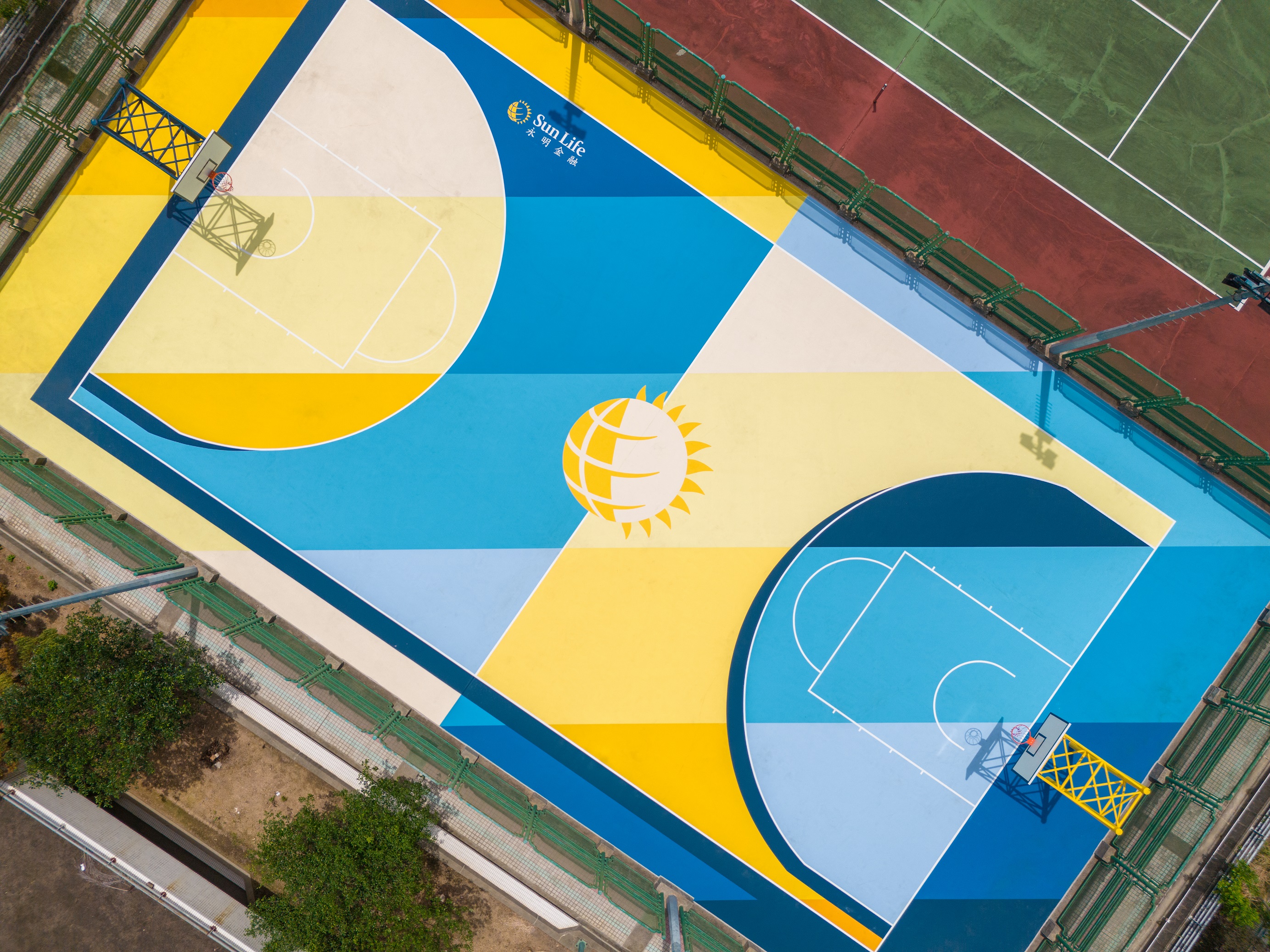 Sun Life in partnership with Beyond Sport announce the opening of the newly refurbished Wah Sum Basketball Court in Fanling, the Northern district of Hong Kong.