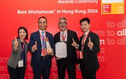 DHL Express ranks 1st  on Hong Kong’s Best Workplace list in 2024