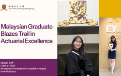 From Malaysia to Hong Kong’s Financial Hub: CUHK Graduate Abigail Yap Blazes Trail in Actuarial Excellence