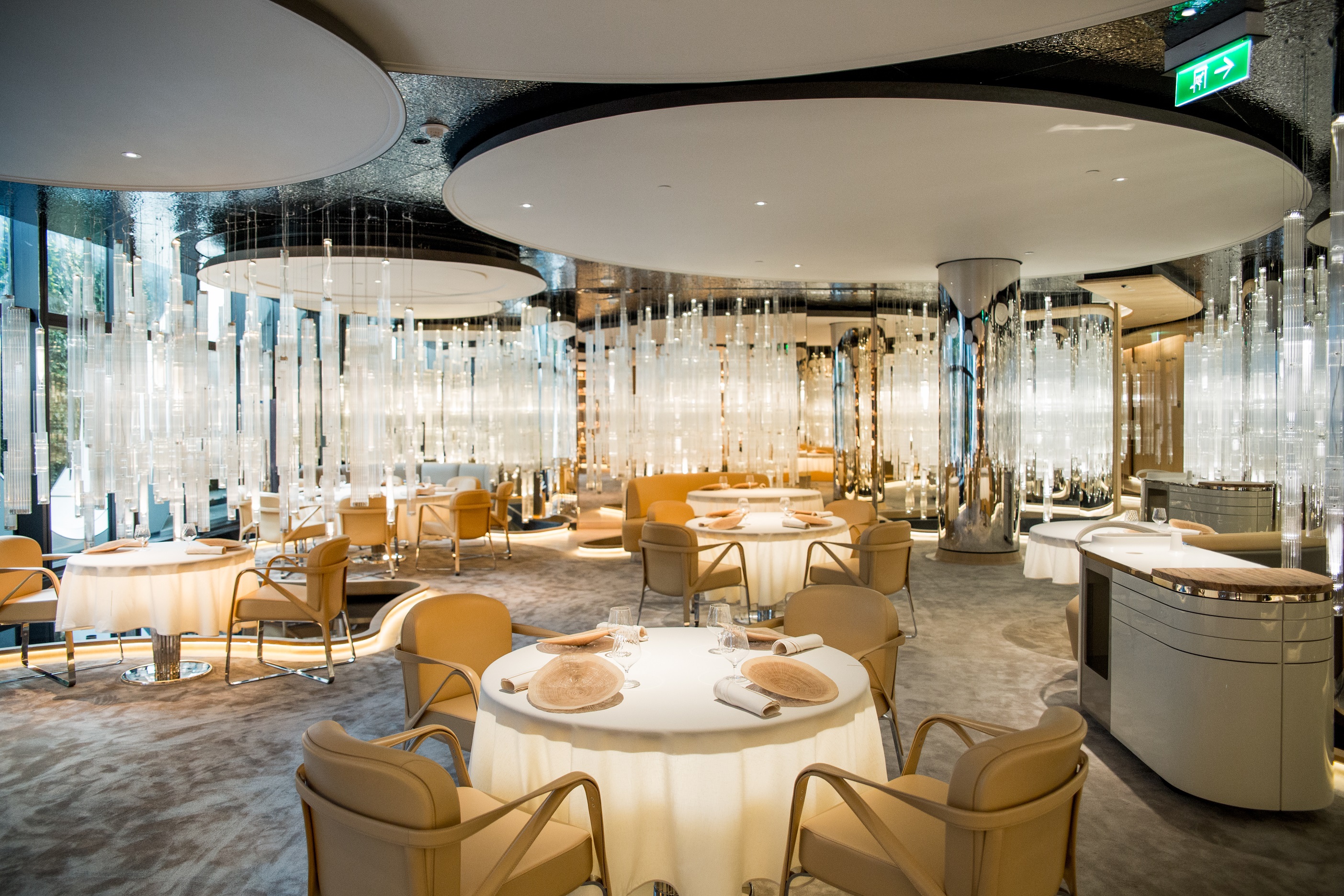 Main dining room of Alain Ducasse at Morpheus, City of Dreams