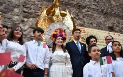 Artistic phoenix sculpture from west China’s Fengdu County unveiled in Mexico’s Guanajuato