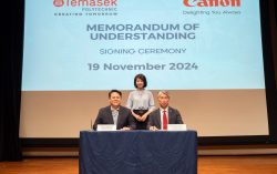 Canon Singapore and Temasek Polytechnic Sign MOU to Advance Security Training and Development