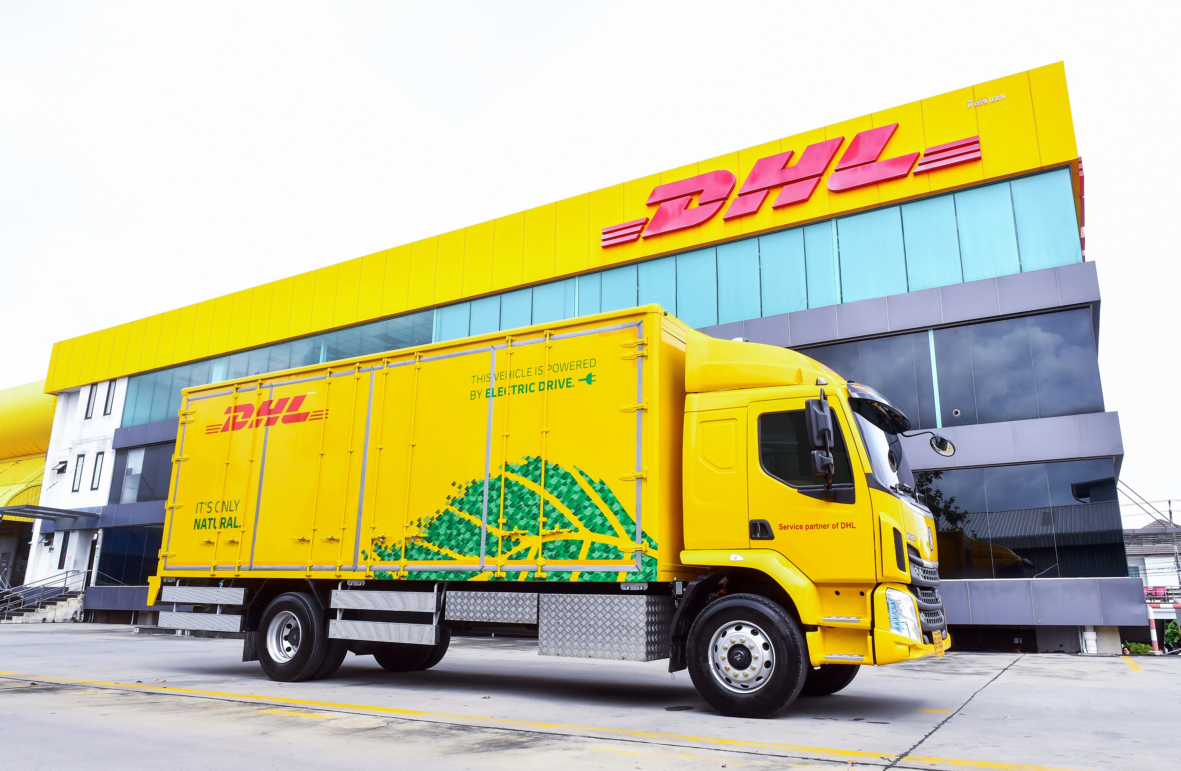 DHL Global Forwarding's EV Truck