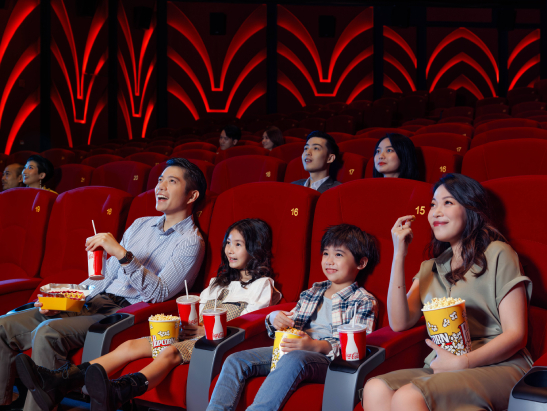 Enjoy 25% off at the Concession Counter of Galaxy Cinema with the on-date cinema ticket.