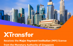 XTransfer Officially Receives MPI License from the Monetary Authority of Singapore